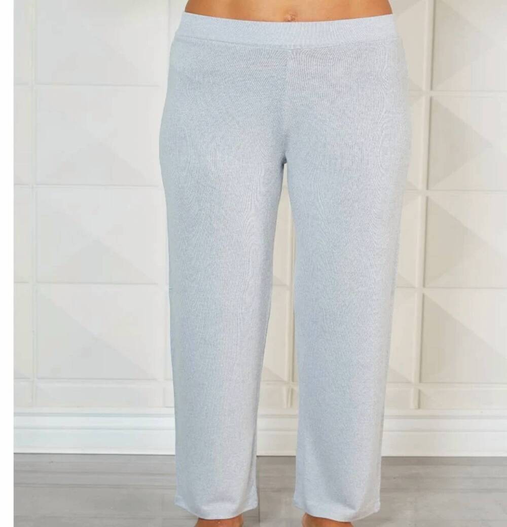 NEW FRENCH KYSS pull-on wide leg pant in slate